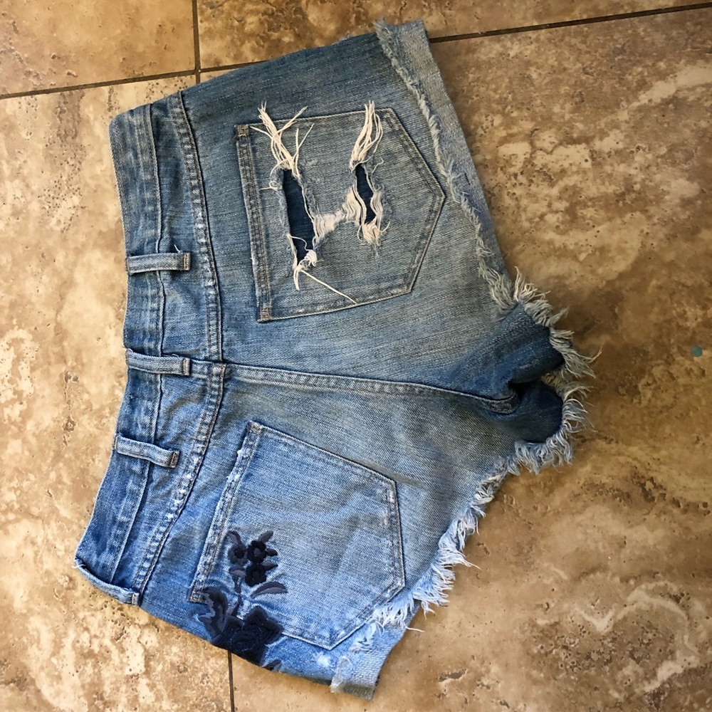 Women denim shorts
